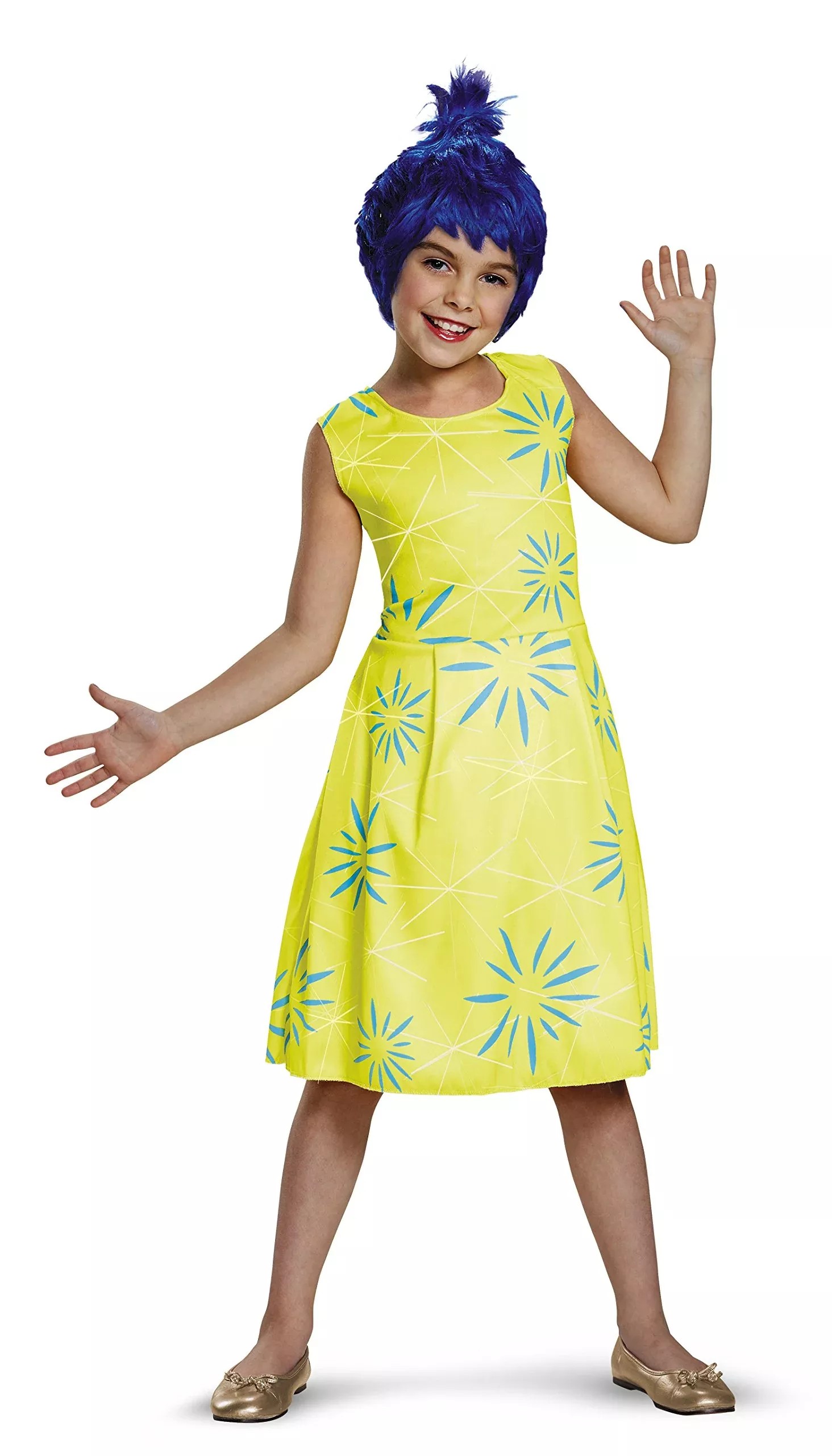 Disguise Disney Pixar Inside Out Joy Costume Medium One Color