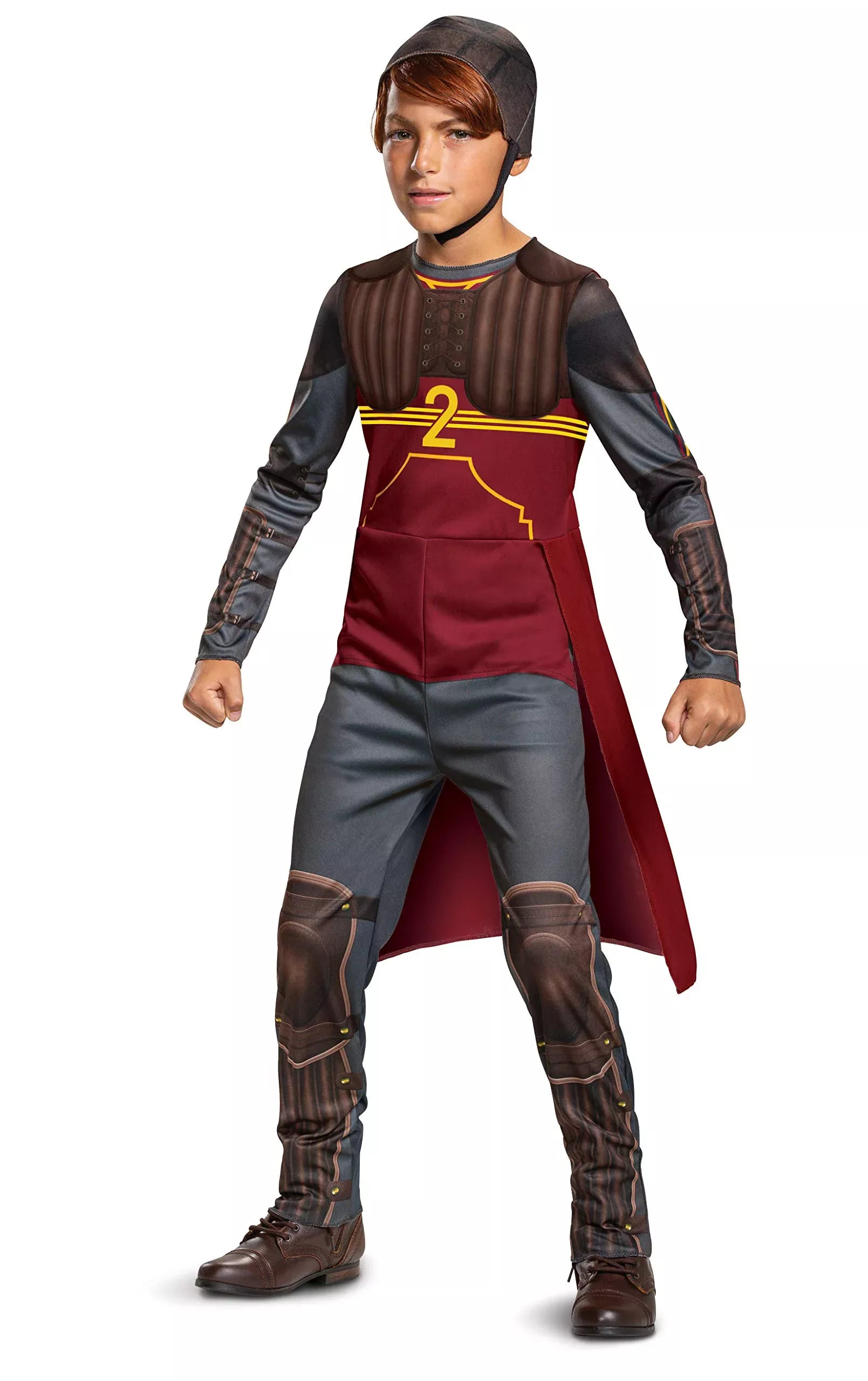 Disguise Ron Weasley Quidditch Costume Medium Red Jumpsuit