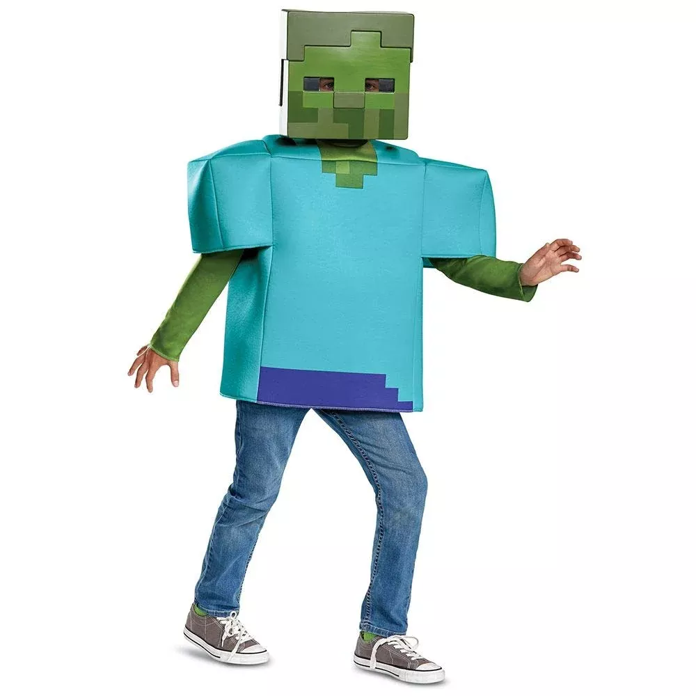 Disguise Zombie Costume for Kids - Green - Medium (7-8)
