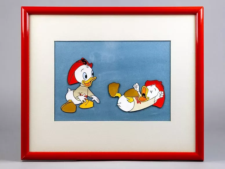 Donald Duck's Nephews Huey and Louie as Firemen Production Animation C