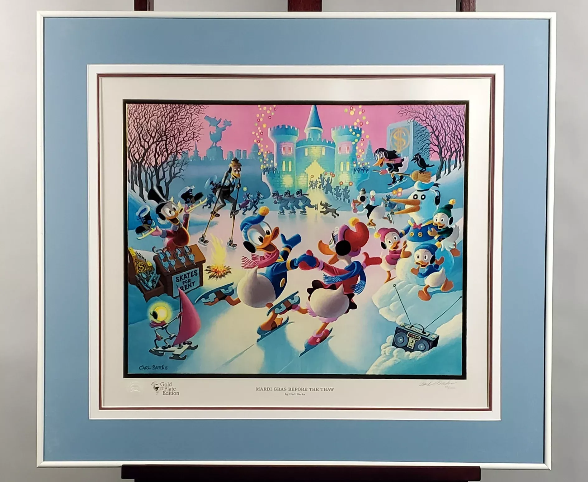 Donald Duck and Uncle Scrooge Mardi Gras Before The Thaw Carl Barks Si