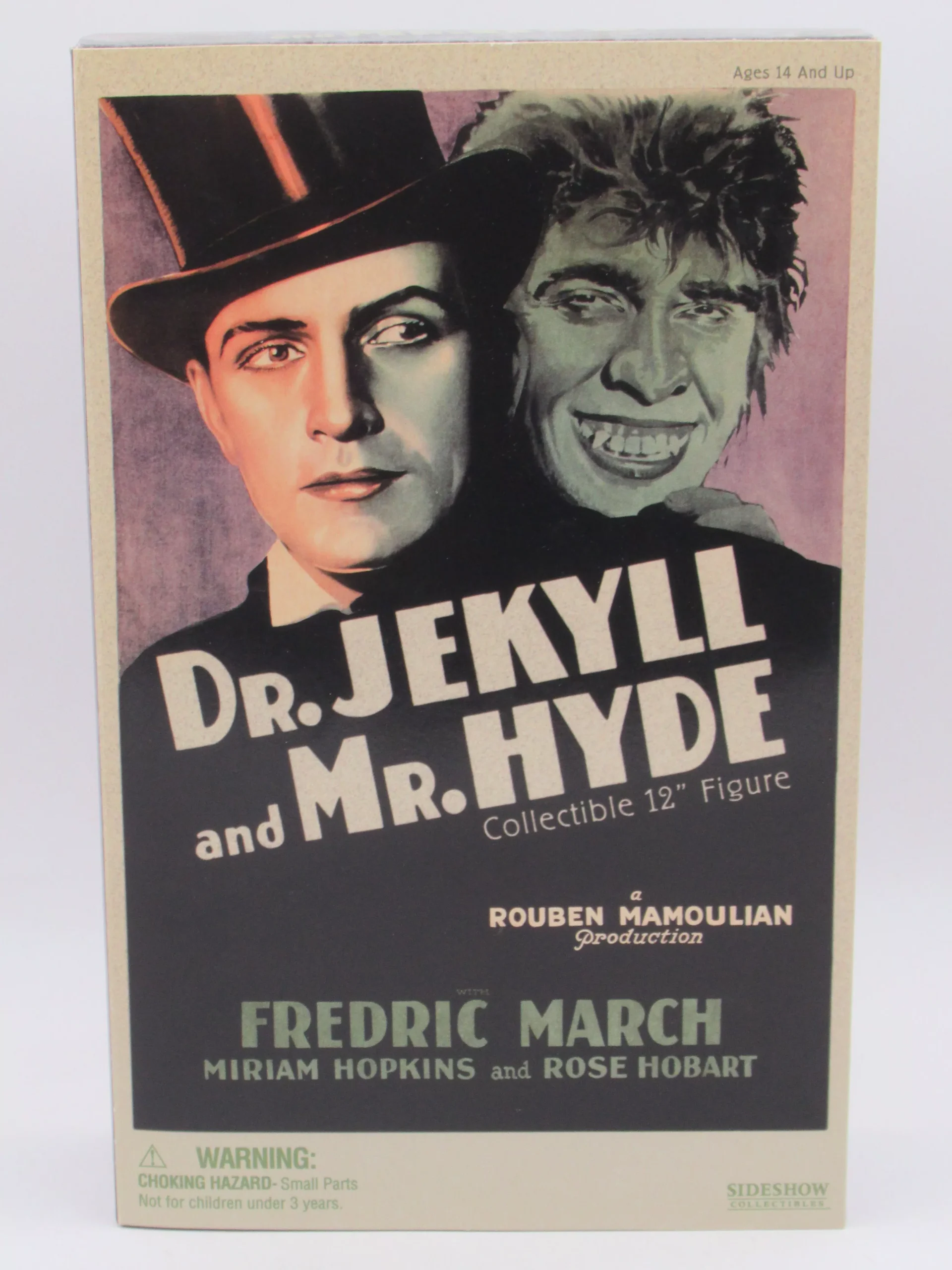 DR. JEKYLL & MR. HYDE Fredric March/Mr. Hyde 12" Figure - Sideshow Col