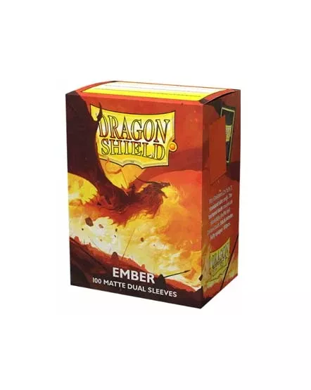 Dragon Shield: Matte Dual Ember Sleeves (100 pack)