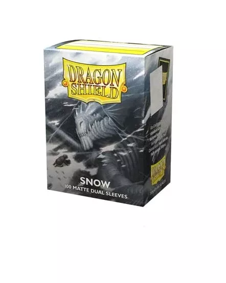 Dragon Shield: Matte Dual Snow Sleeves (100 pack)