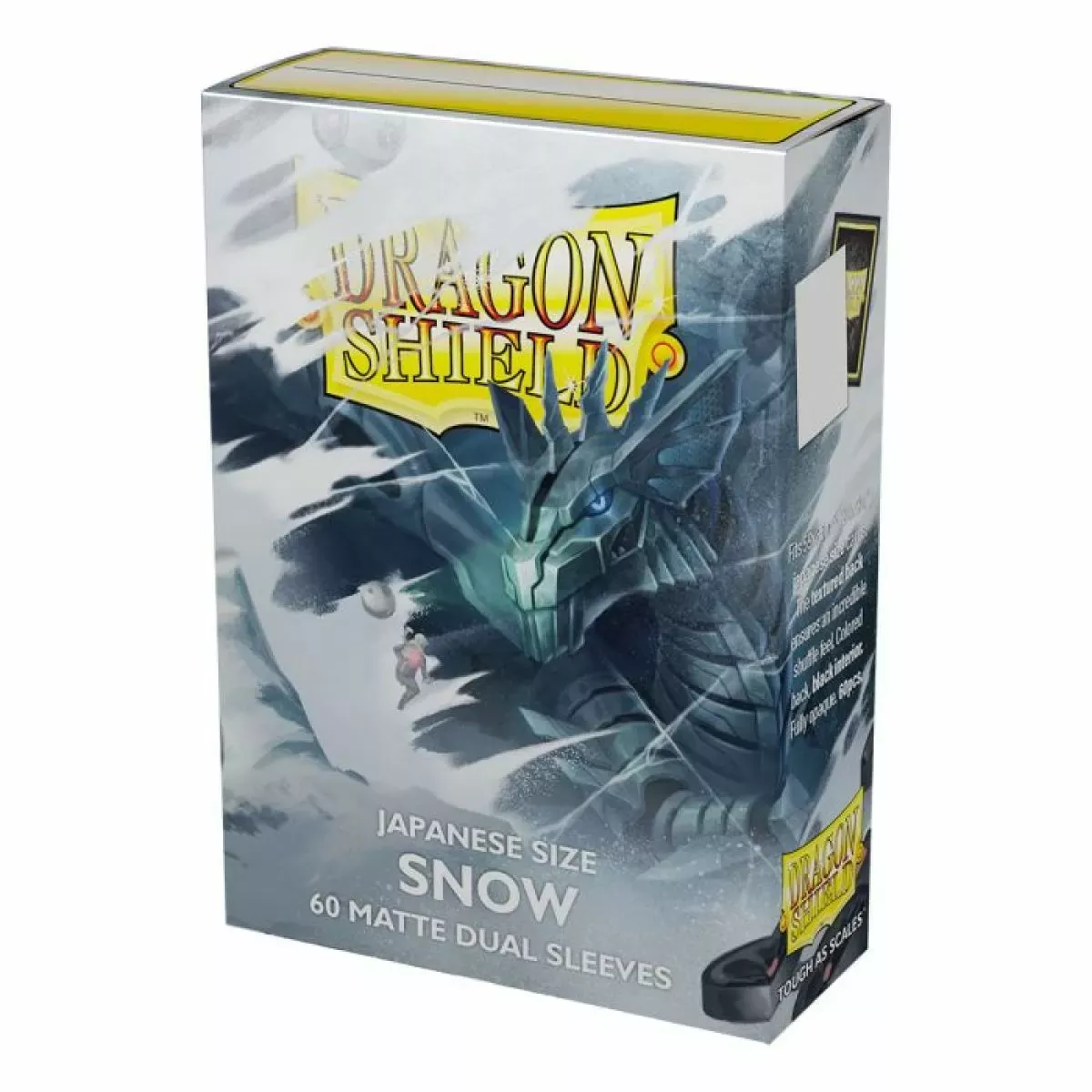 Dragon Shield - Sleeves - Japanese Size - Box 60 - Matte Dual Snow