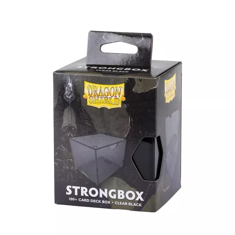 Dragon Shield: Strongbox - Clear Black Acrylic Deck Box