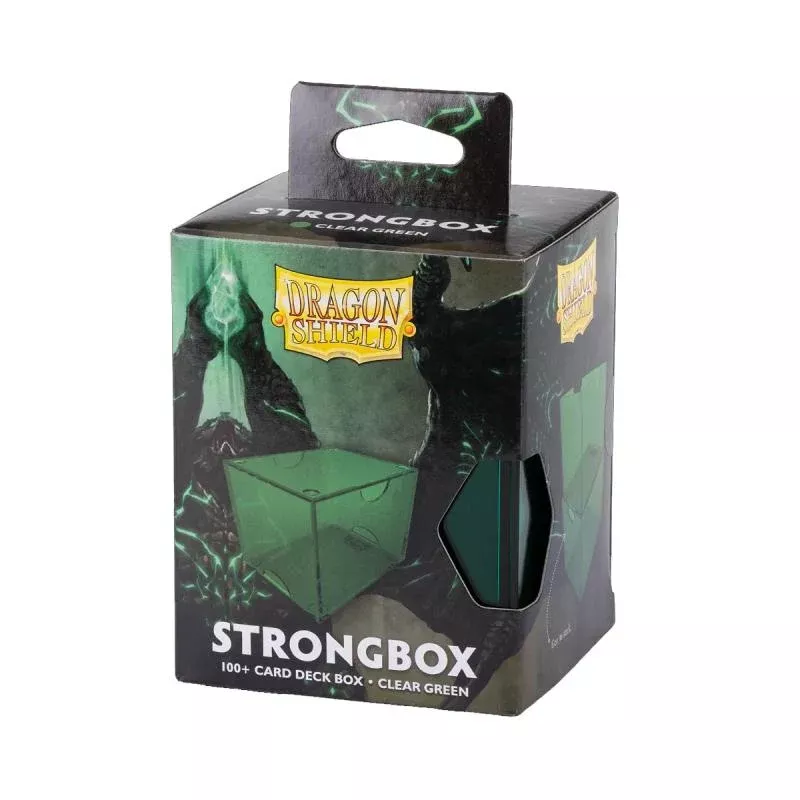 Dragon Shield: Strongbox - Clear Green Acrylic Deck Box