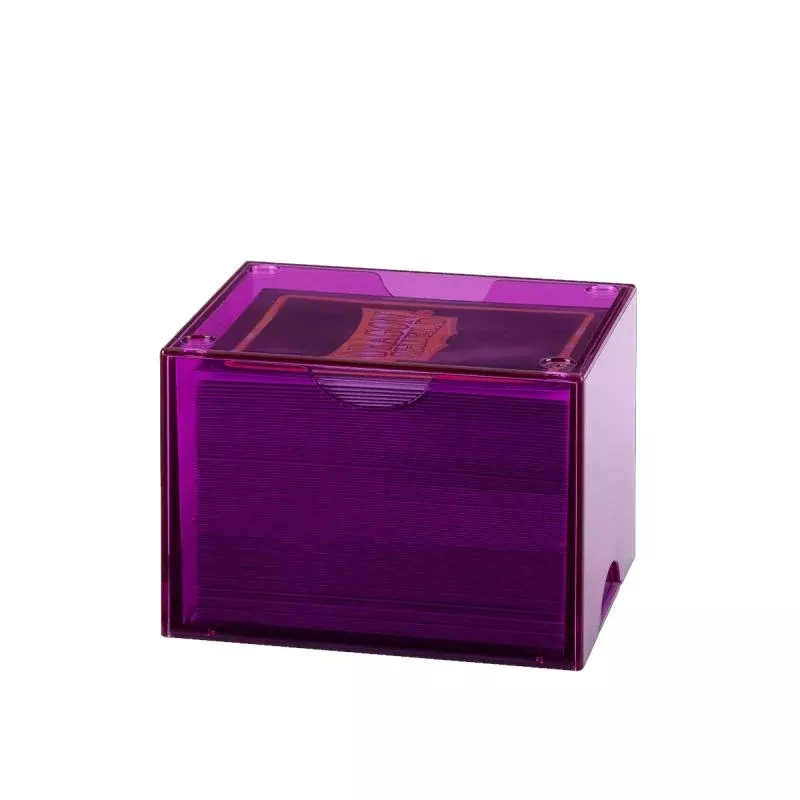 Dragon Shield: Strongbox - Clear Purple Acrylic Deck Box