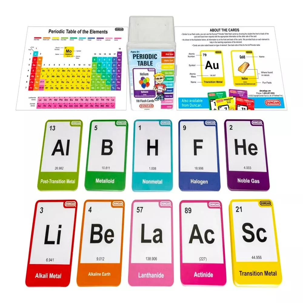 Duncan Flash Cards for Kids - Multi - 118 Math Learning Cards
