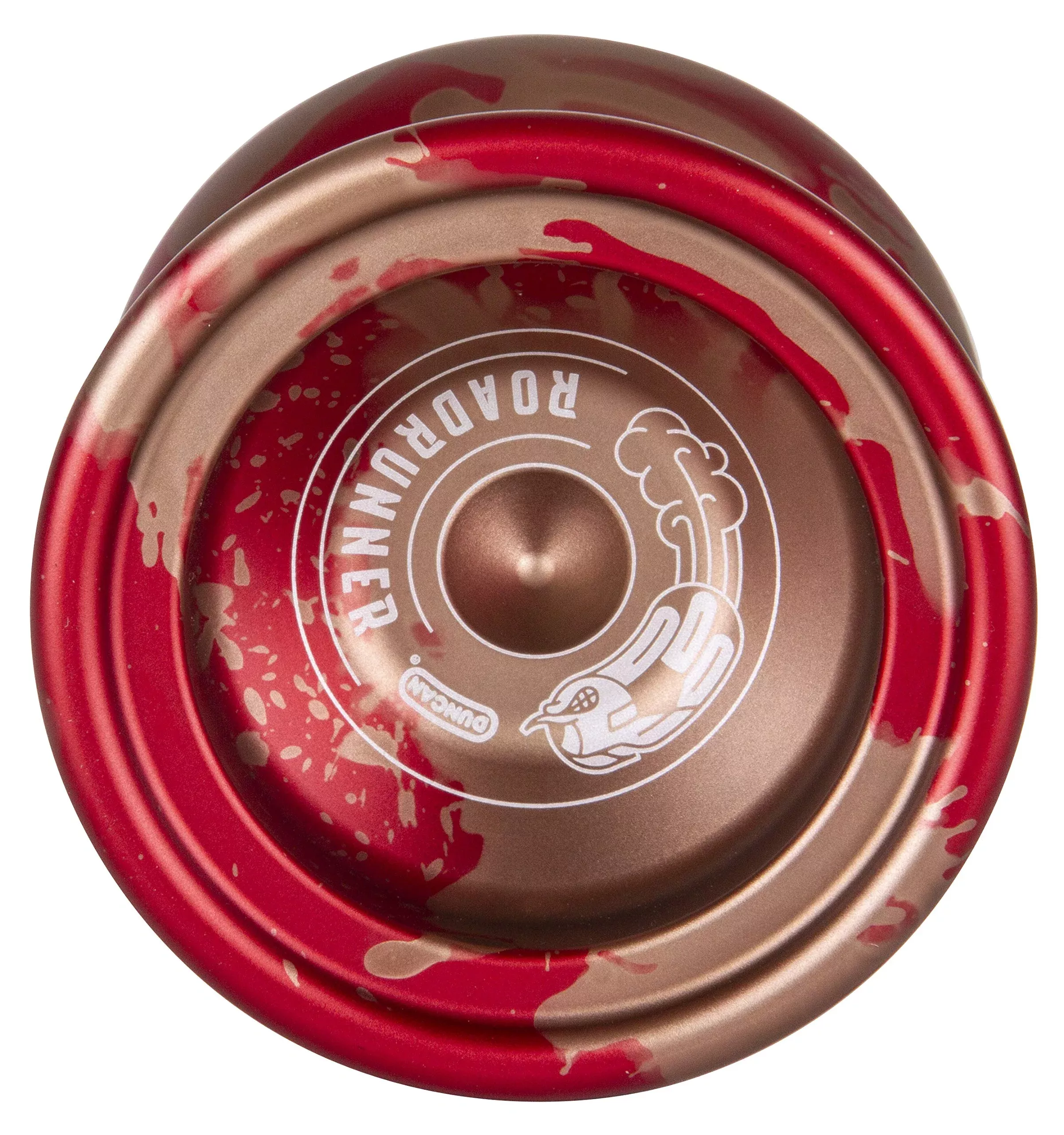 Duncan Roadrunner Unresponsive Yo-Yo, Red With Gold Splash, 64.8