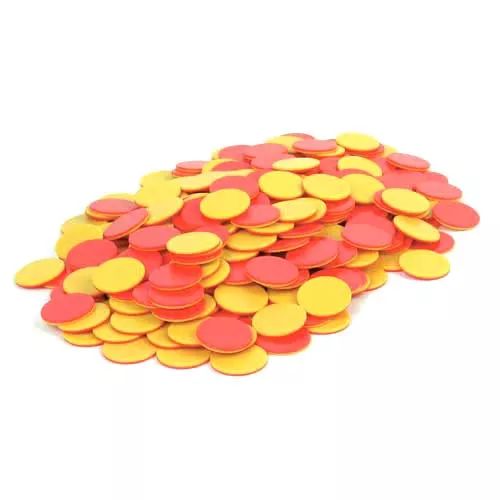 EAI Education Double-Sided Counting Counters Set of 200, 1"