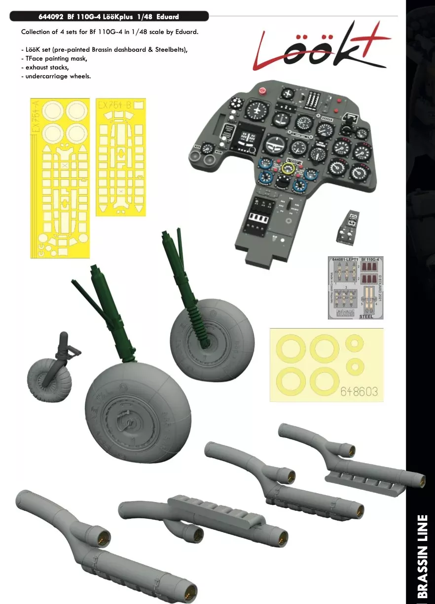 Eduard 644092 1/48 Bf 110G-4 L√∂√∂Kplus
