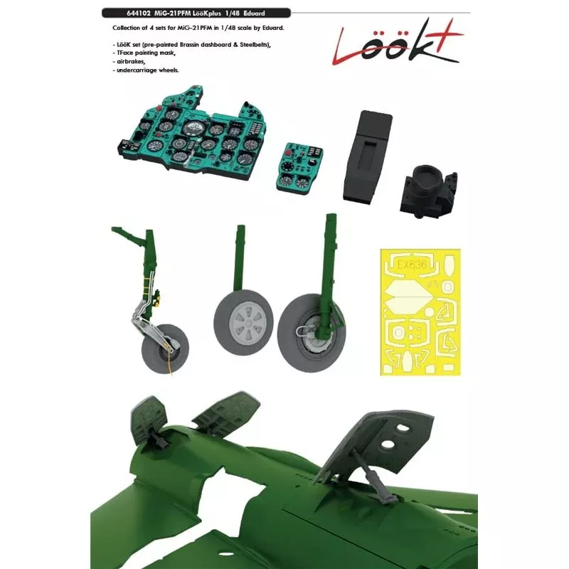 Eduard 644102 1/48 MiG-21PFM L√∂√∂Kplus
