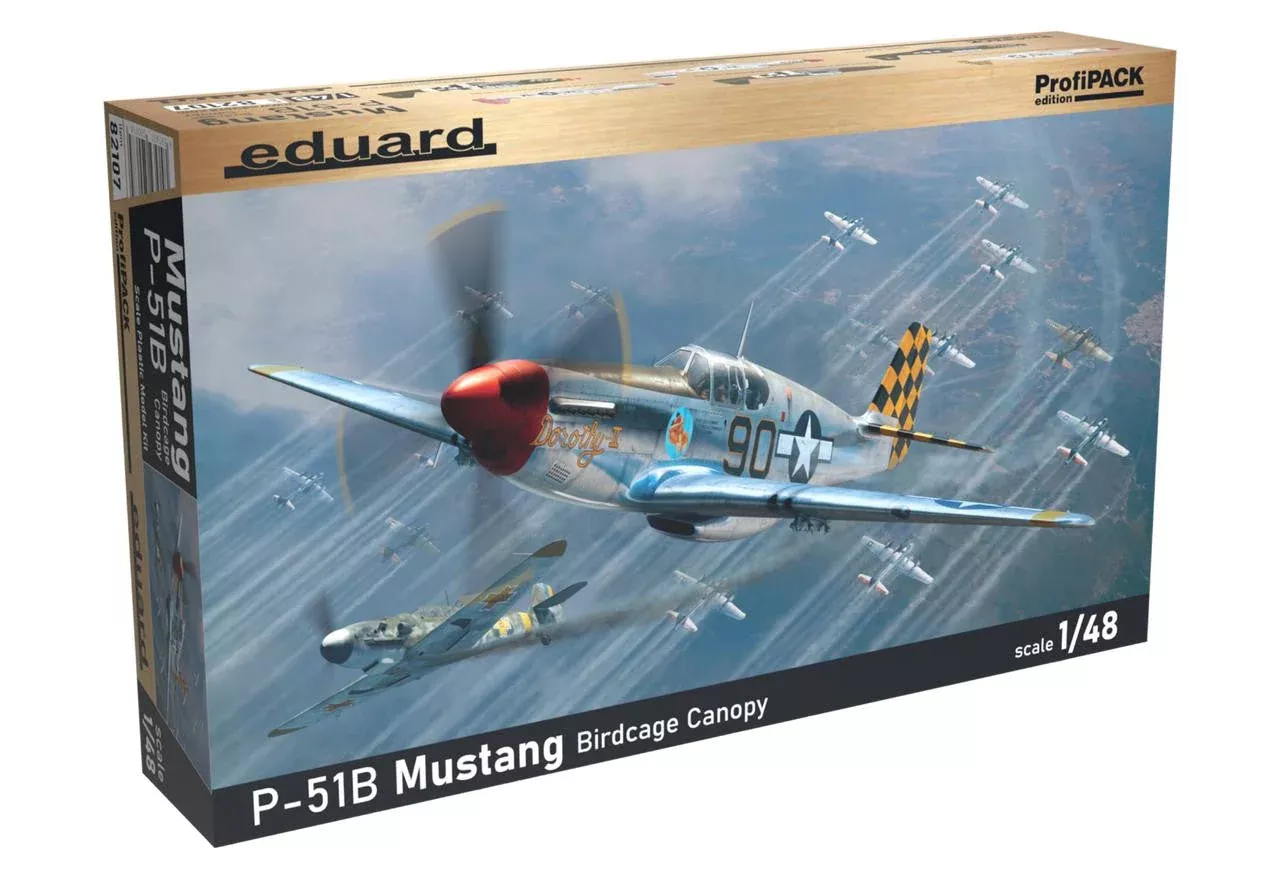 Eduard P-51B Mustang “Birdcage Canopy” ProfiPACK – 1:48 Scale Plastic