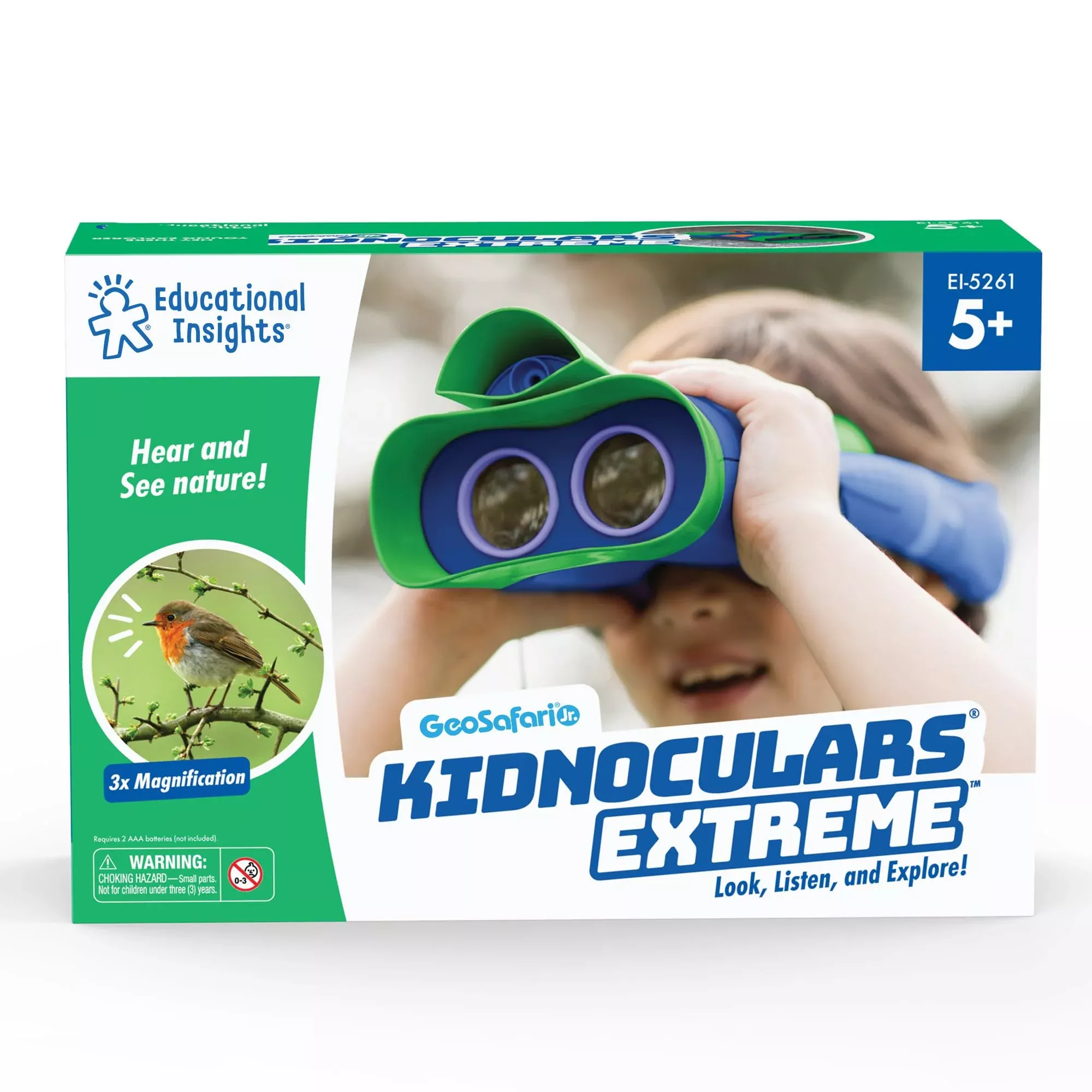 Educational Insights Kidnoculars Extreme 3x Binoculars Multi-color