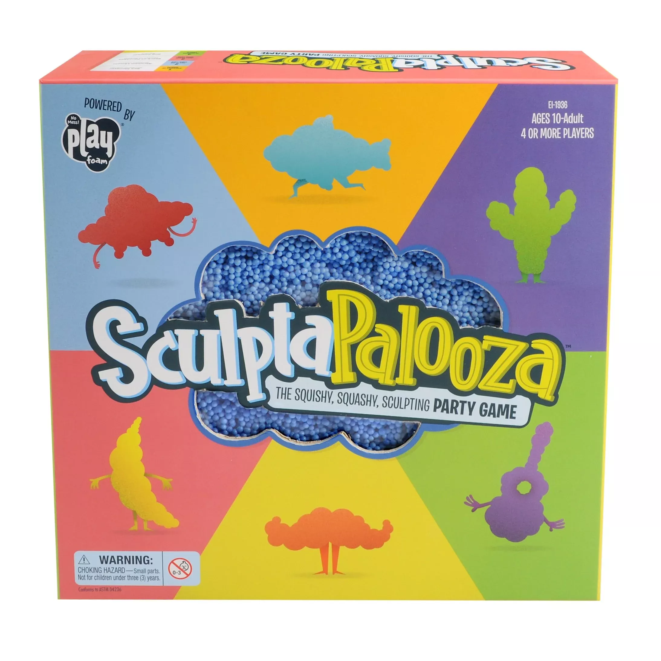 Educational Insights Sculptapalooza Party Game, Multicolor, 9.4"