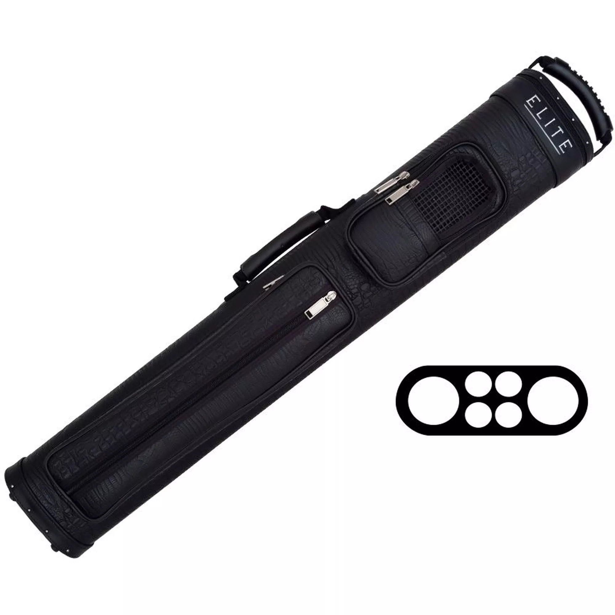Elite Leatherette 2 Butt 4 Shaft Hard Case For Sale – Game Room Gorilla
