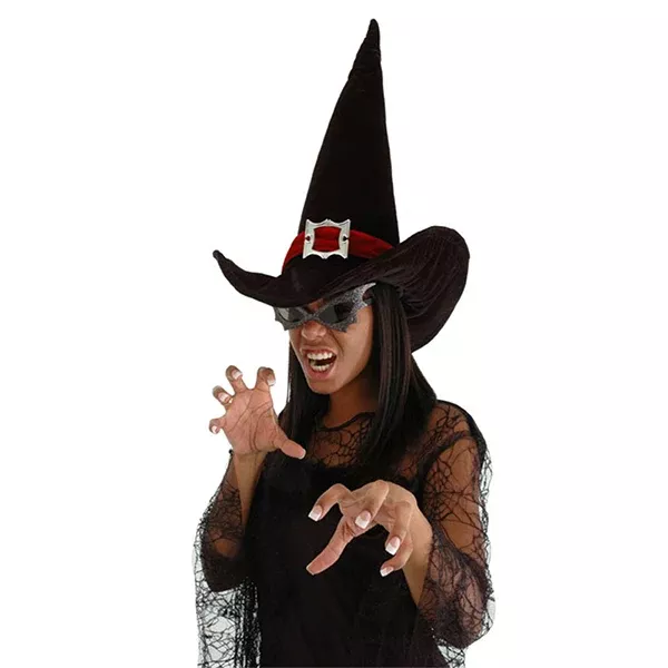 Elope Black Witch Hat Costume Accessory | Embellish FX