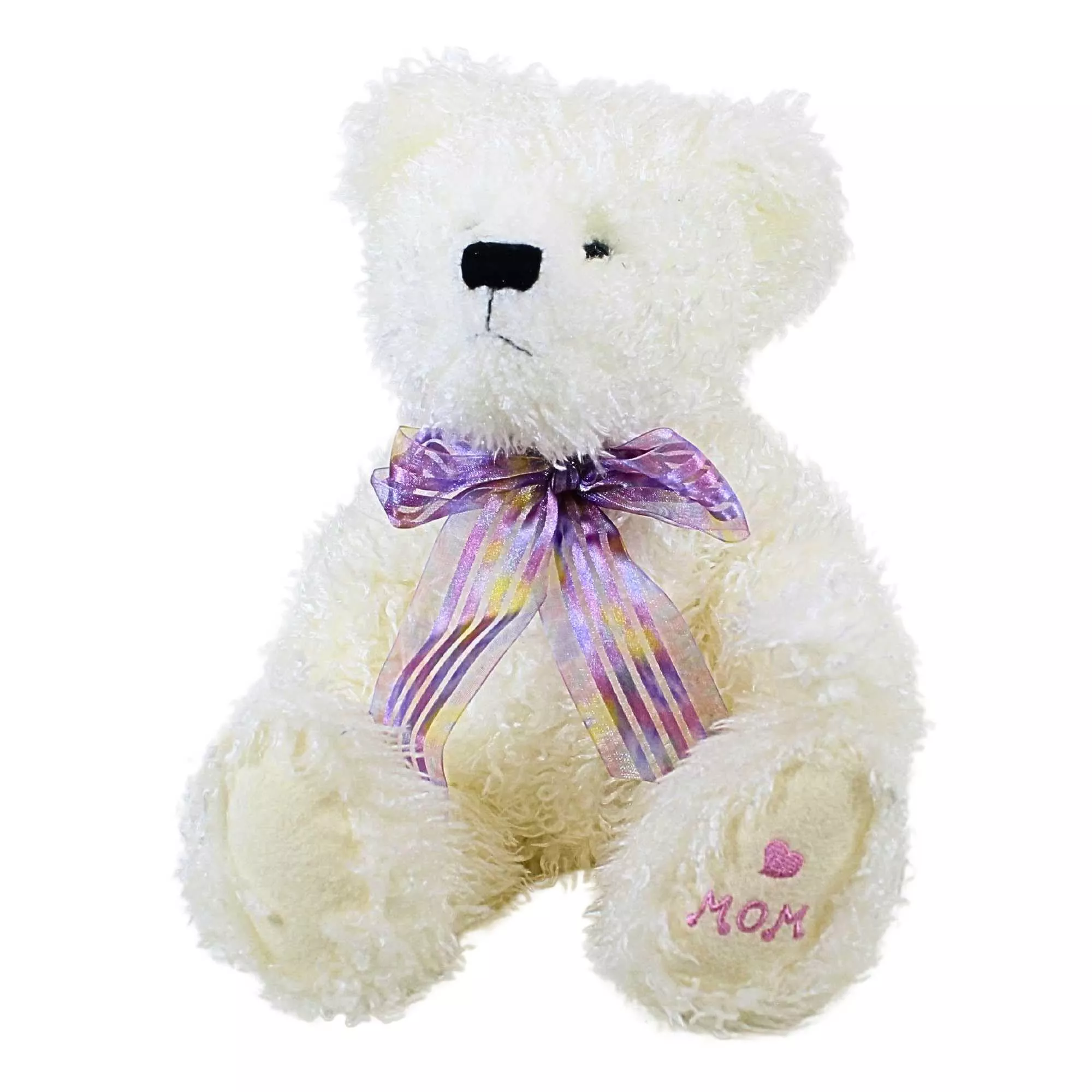 Enesco JoyAnn Bear - Antique White Chenille - 14" - New Mom Gift