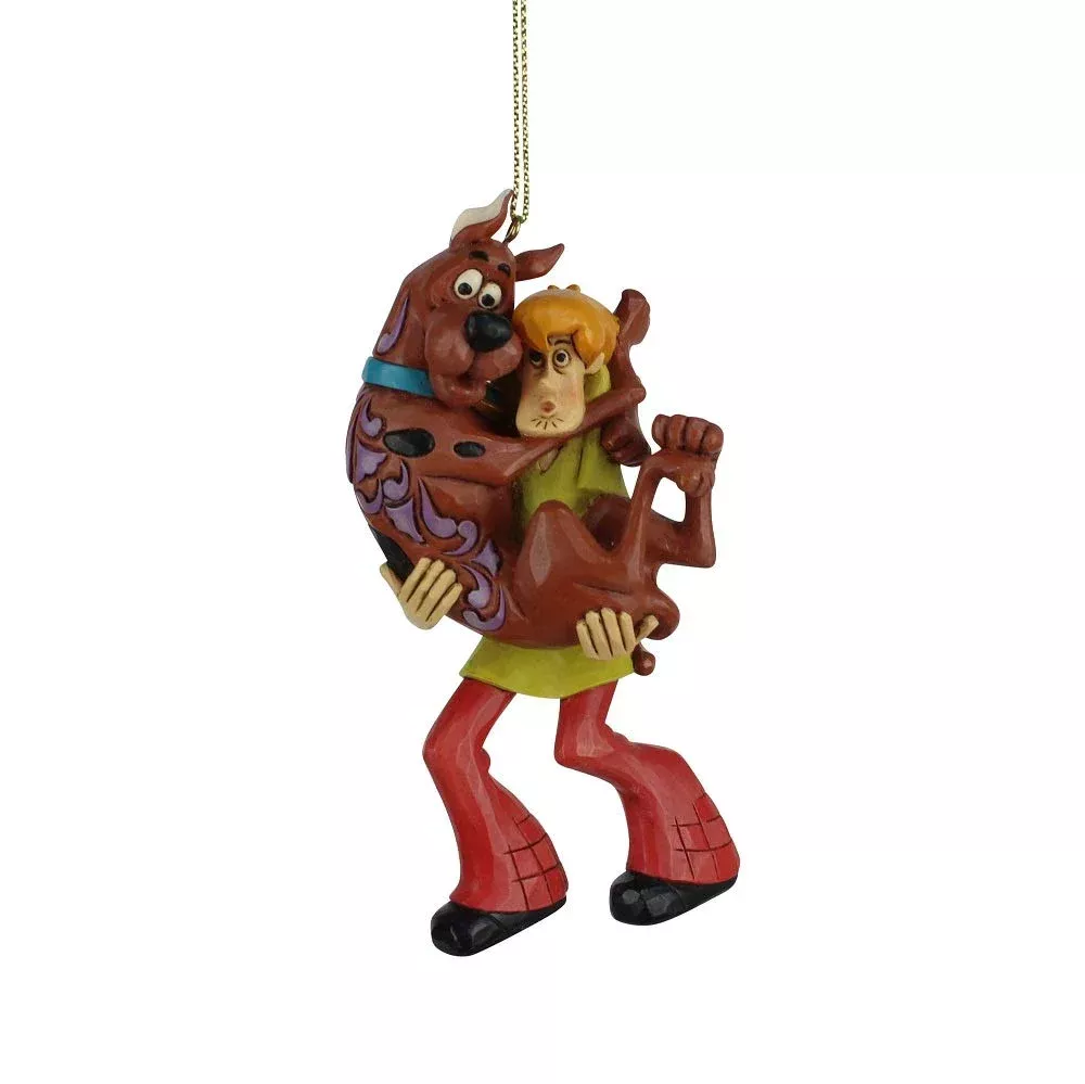 Enesco Scooby Doo Ornament - Shaggy Holding Scooby, 4.2