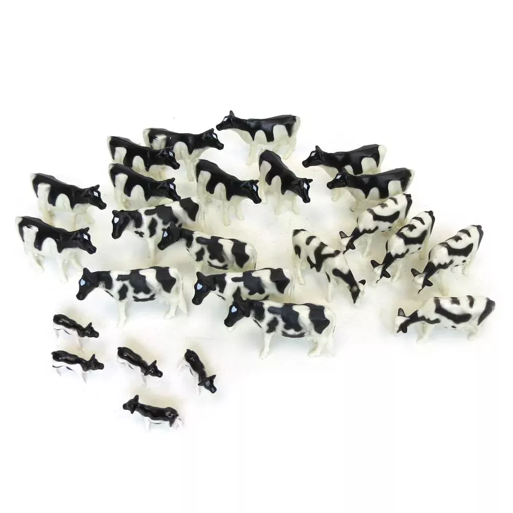Ertl 1/64Th 25 Pack Of Holstein Cattle Zfn12662