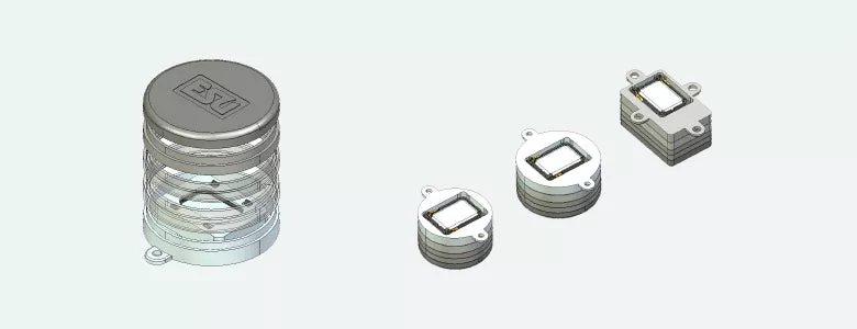 ESU 50341 Loksound Modular Speaker Baffle Set with 1 11x15mm Sugar Cube