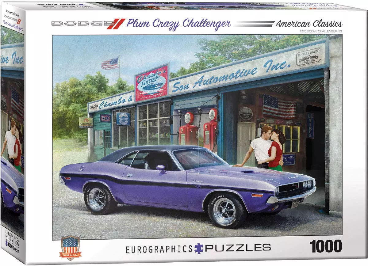 EuroGraphics 1000-Piece Puzzle Plum Crazy Challenger 19.25"x26.5