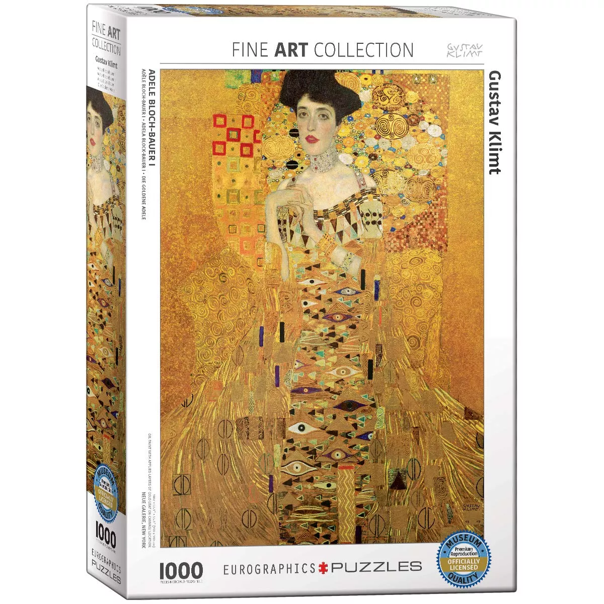 EuroGraphics 1000-Piece Puzzle Portrait of Adele Bloch-Bauer Bronze