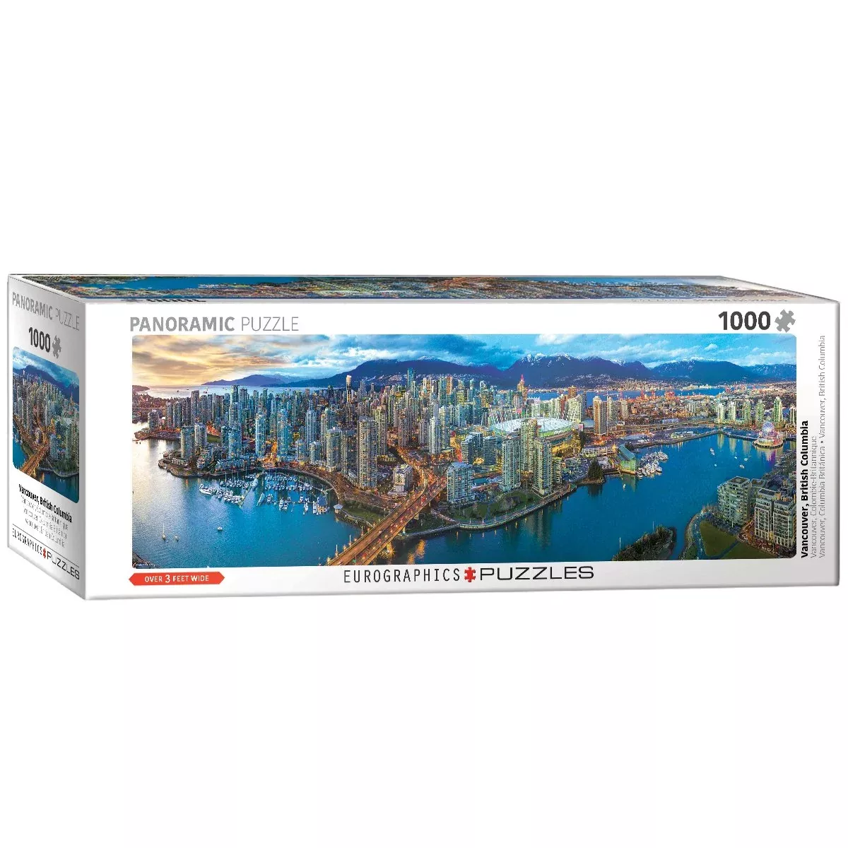 EuroGraphics 1000-Piece Vancouver Panoramic Puzzle 13" x 39"