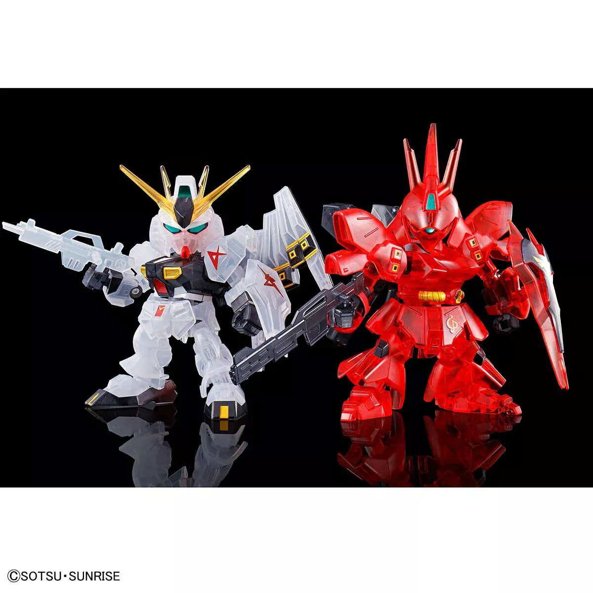 [Event Exclusive] EX-Standard Nu Gundam vs Sazabi Set (Clear Colors)