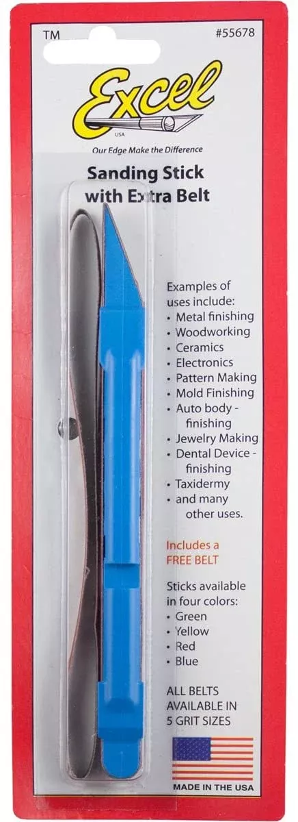 Excel 55678 Sanding Stick with 2 Sanding Belts