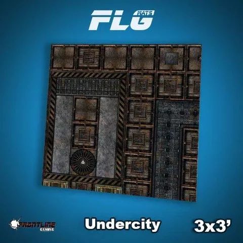 F.L.G. Mats: 'Undercity' 3x3 Gaming Mat