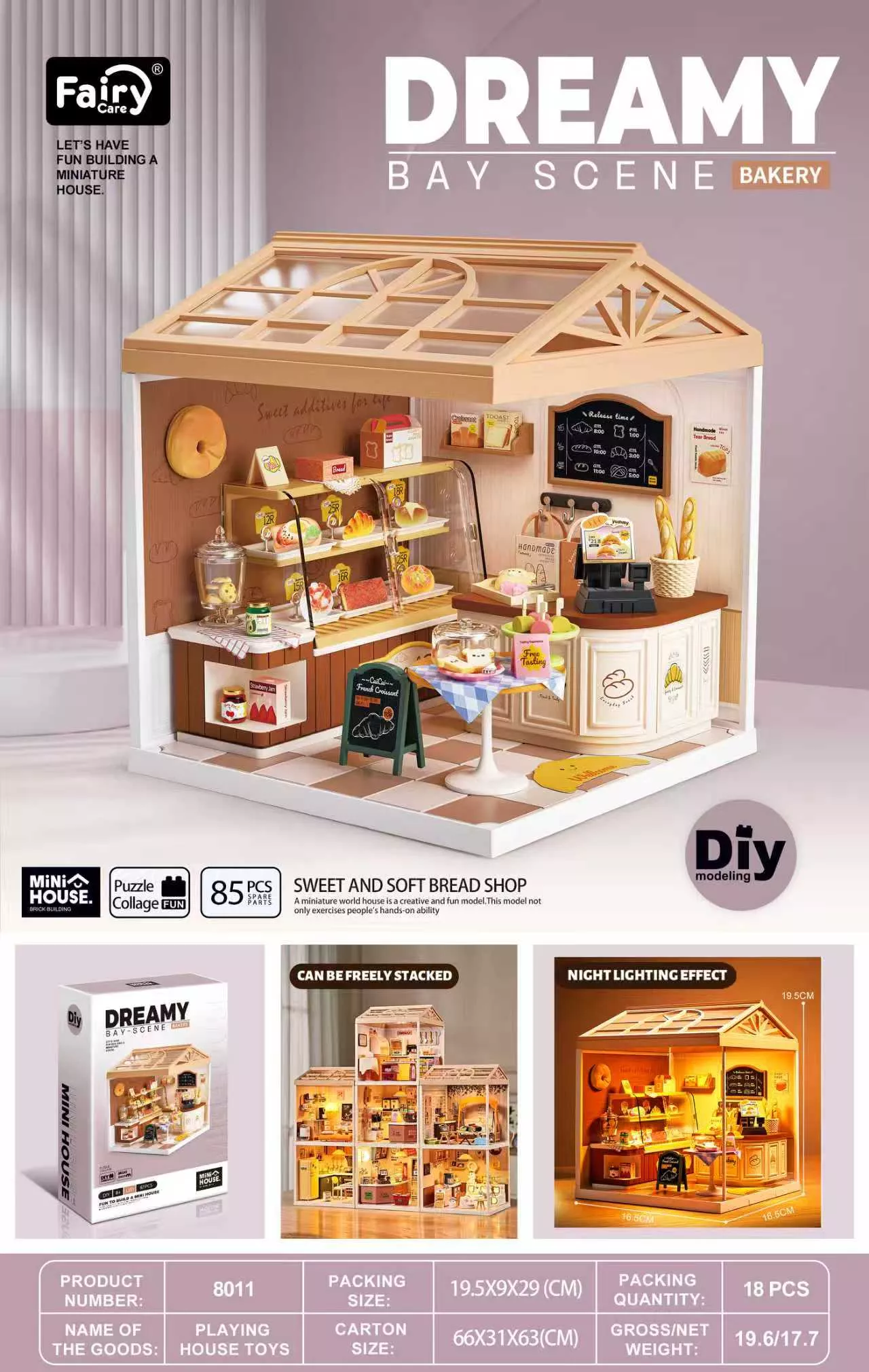 Fairy Care FC-DBS8011 DIY "Dreamy Bay-Scene" – Bakery