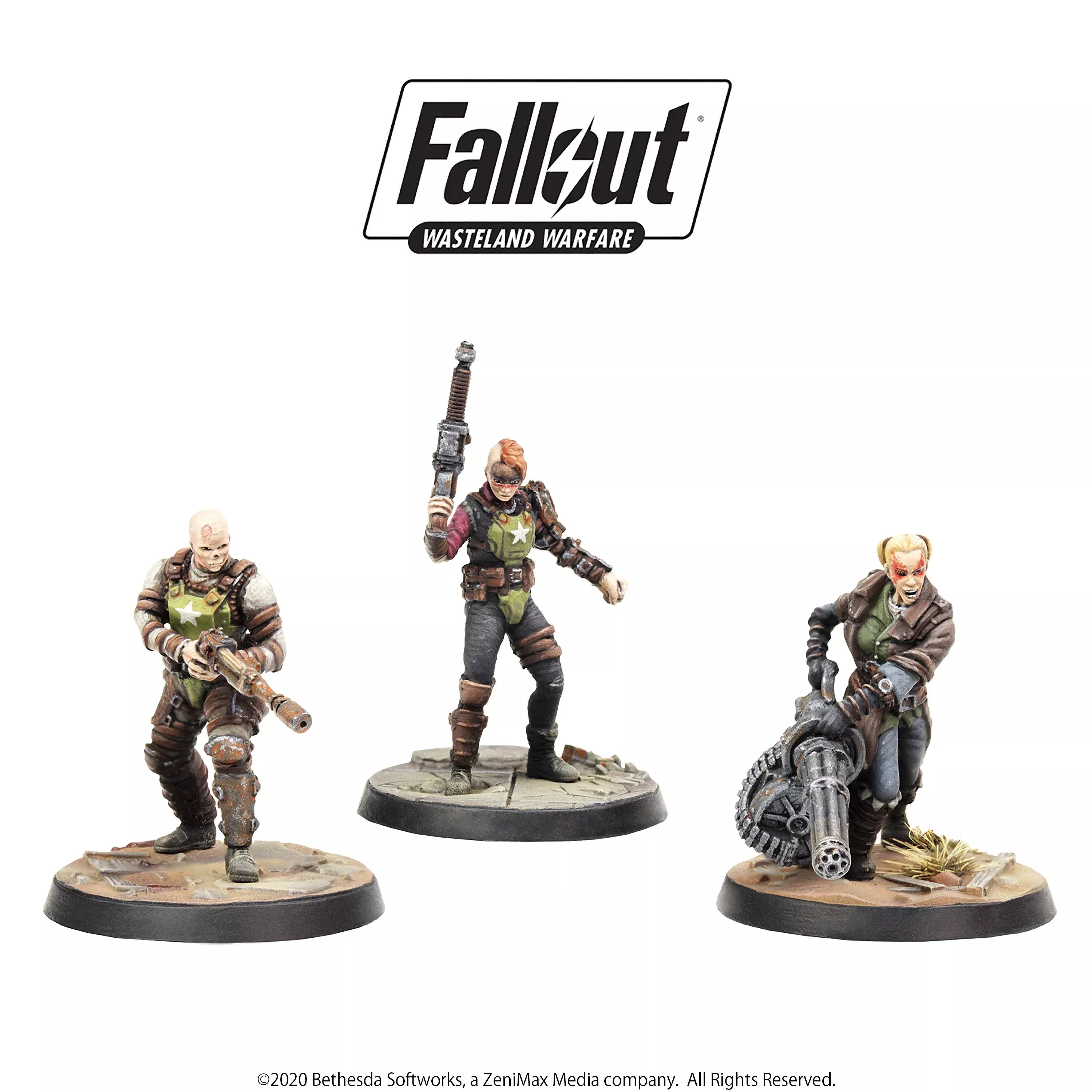 Fallout: Wasteland Warfare - Raiders Ack Ack, Sinjin & Avery