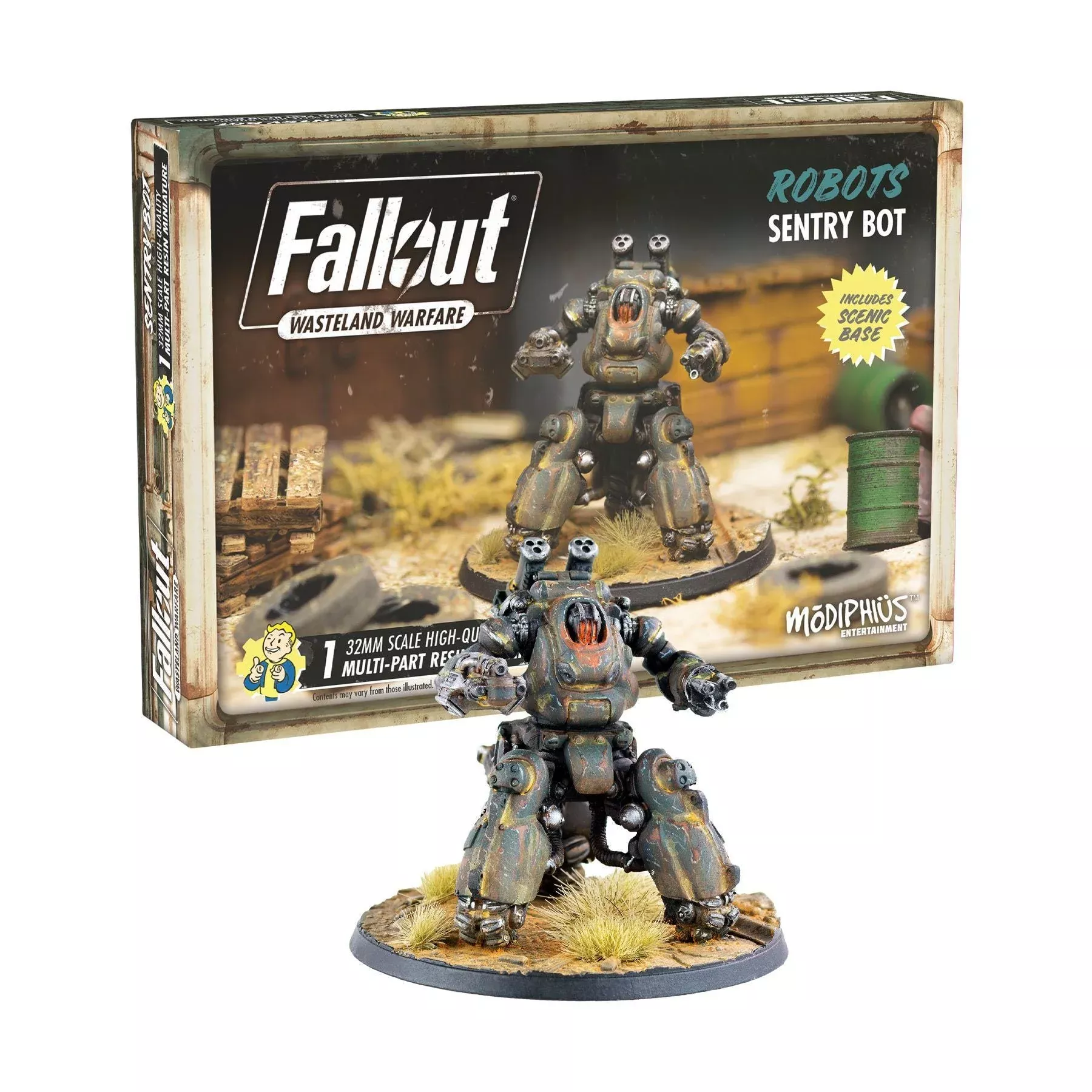 Fallout: Wasteland Warfare - Robots Sentry Bot Model (2019)