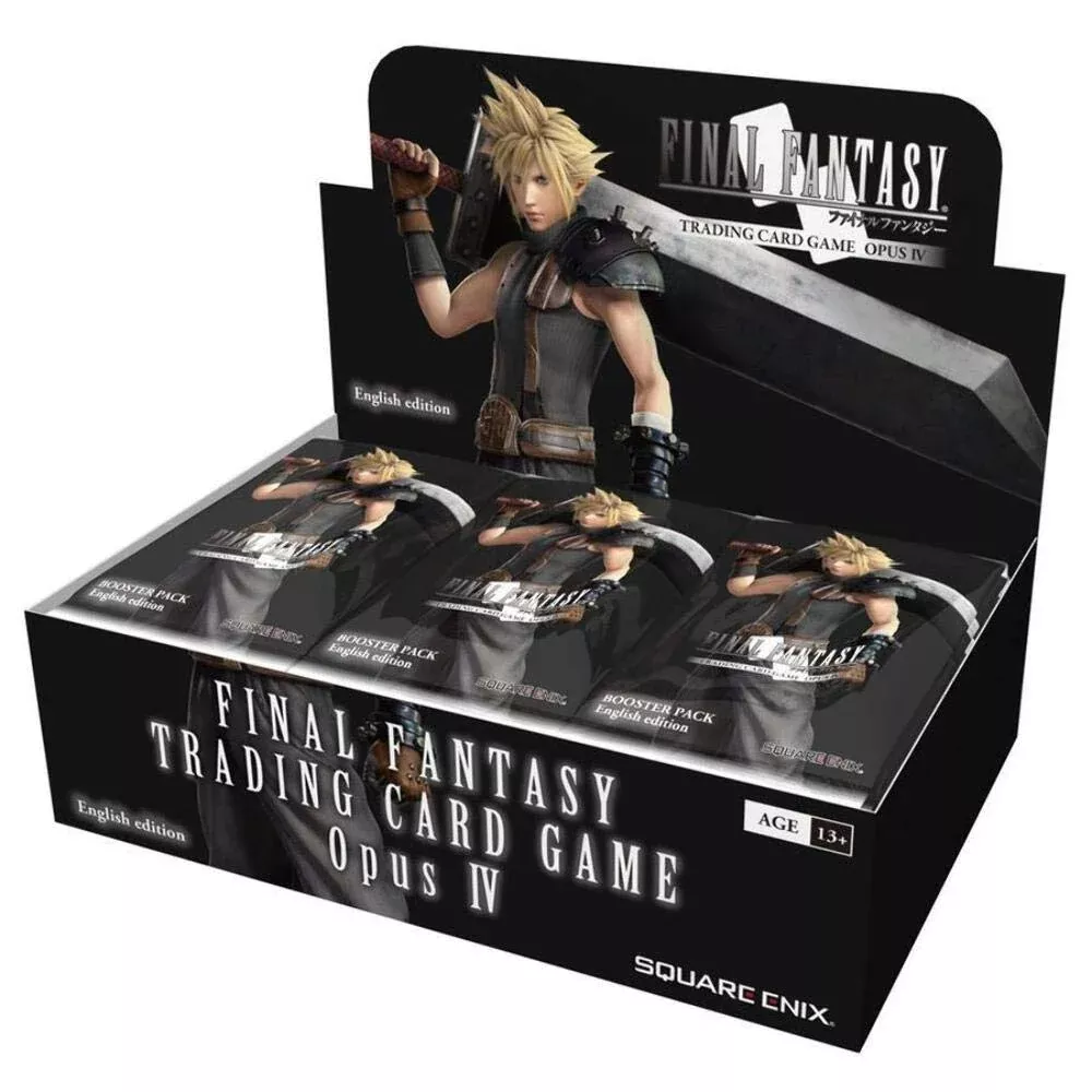 Final Fantasy Tcg: Opus Iv Collection Booster Display