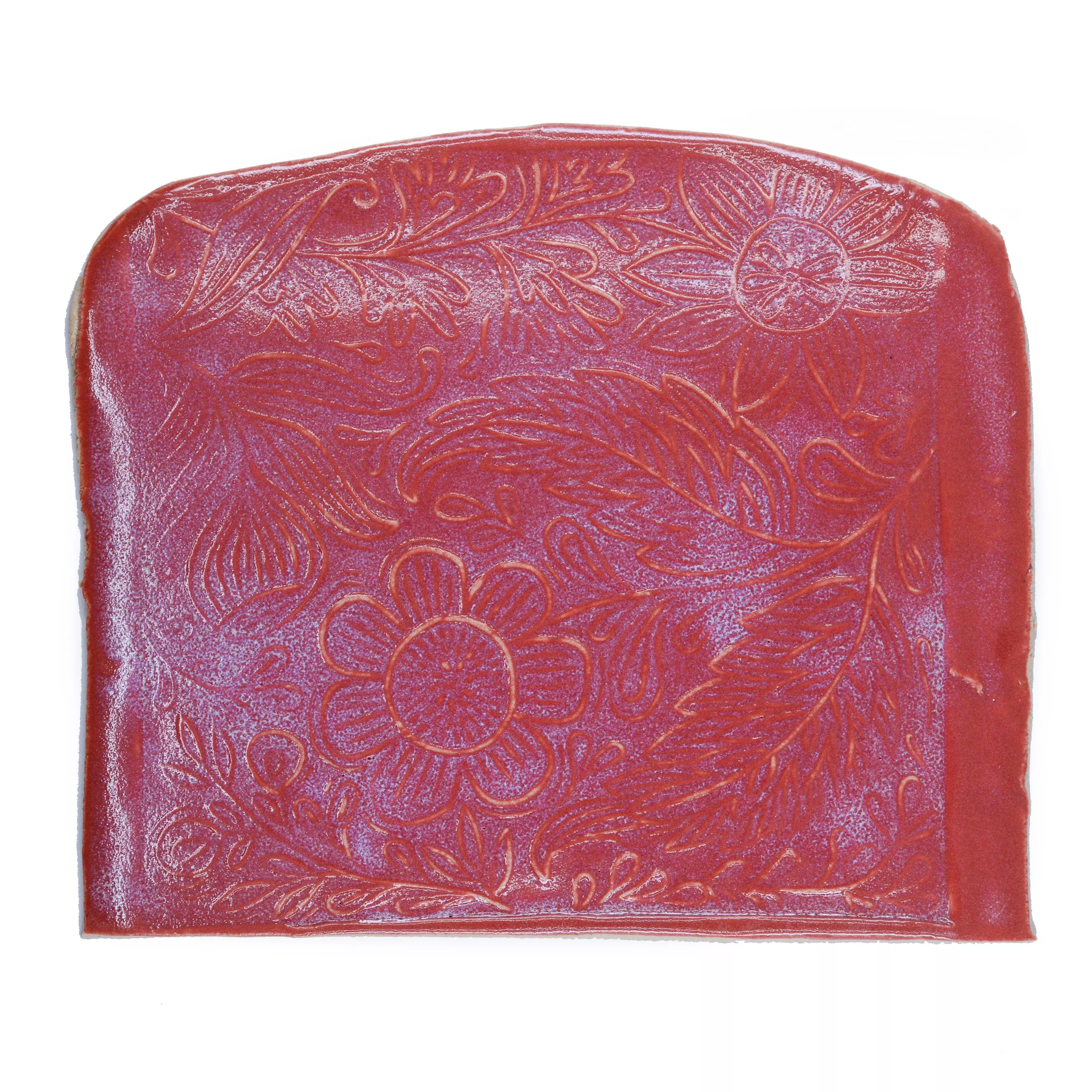 Floral Doodle - Handmade Ceramic tiles