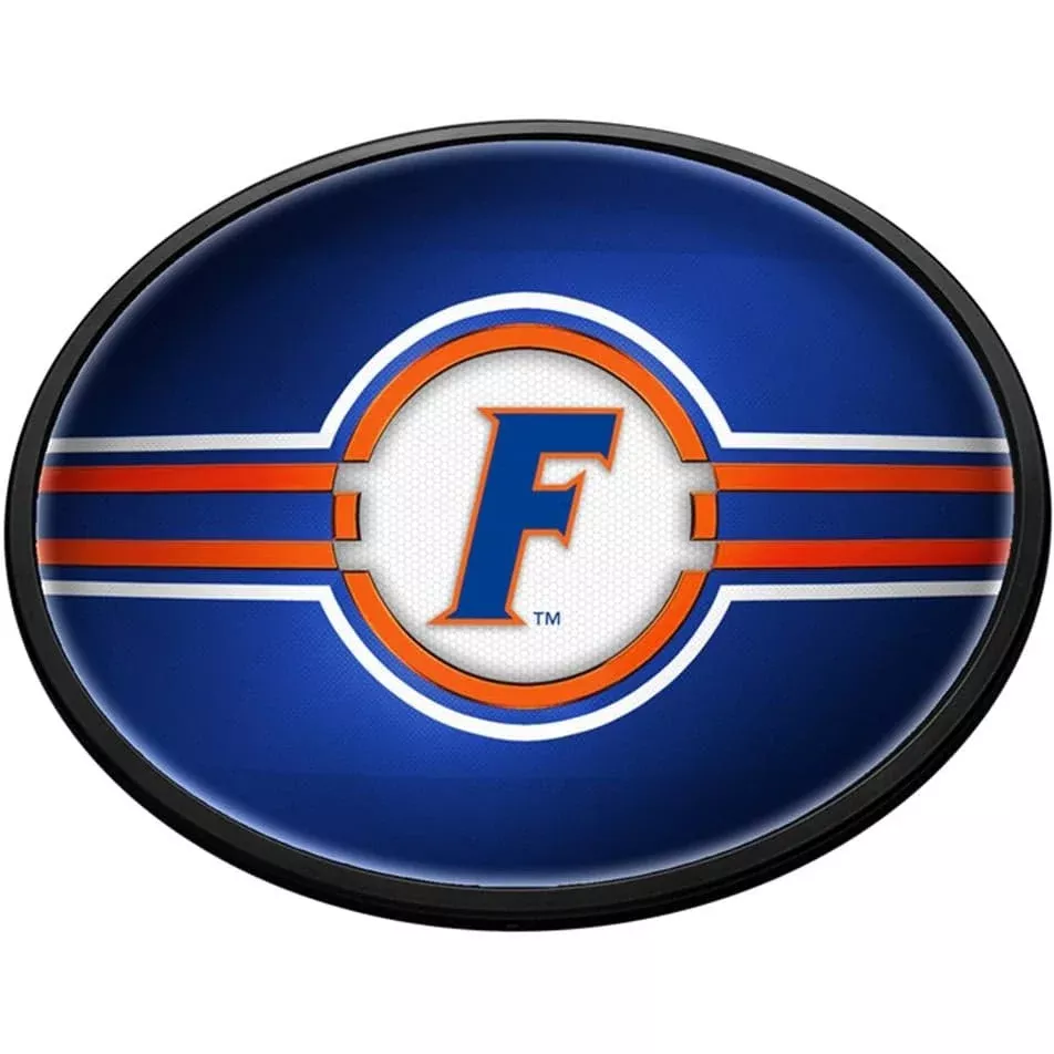 Florida Gators: F - Oval Slimline Lighted Wall Sign
