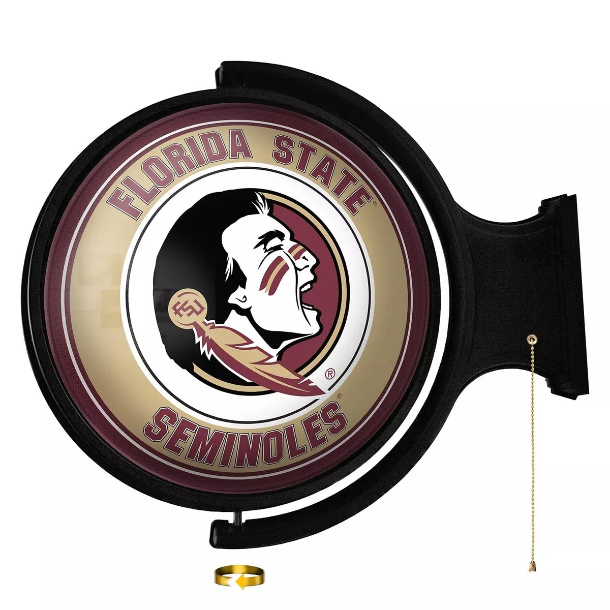 Florida State Seminoles: Original Round Rotating Lighted Wall Sign