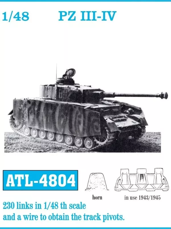 Friulmodel ATL-48041/48 Panzer III - IV