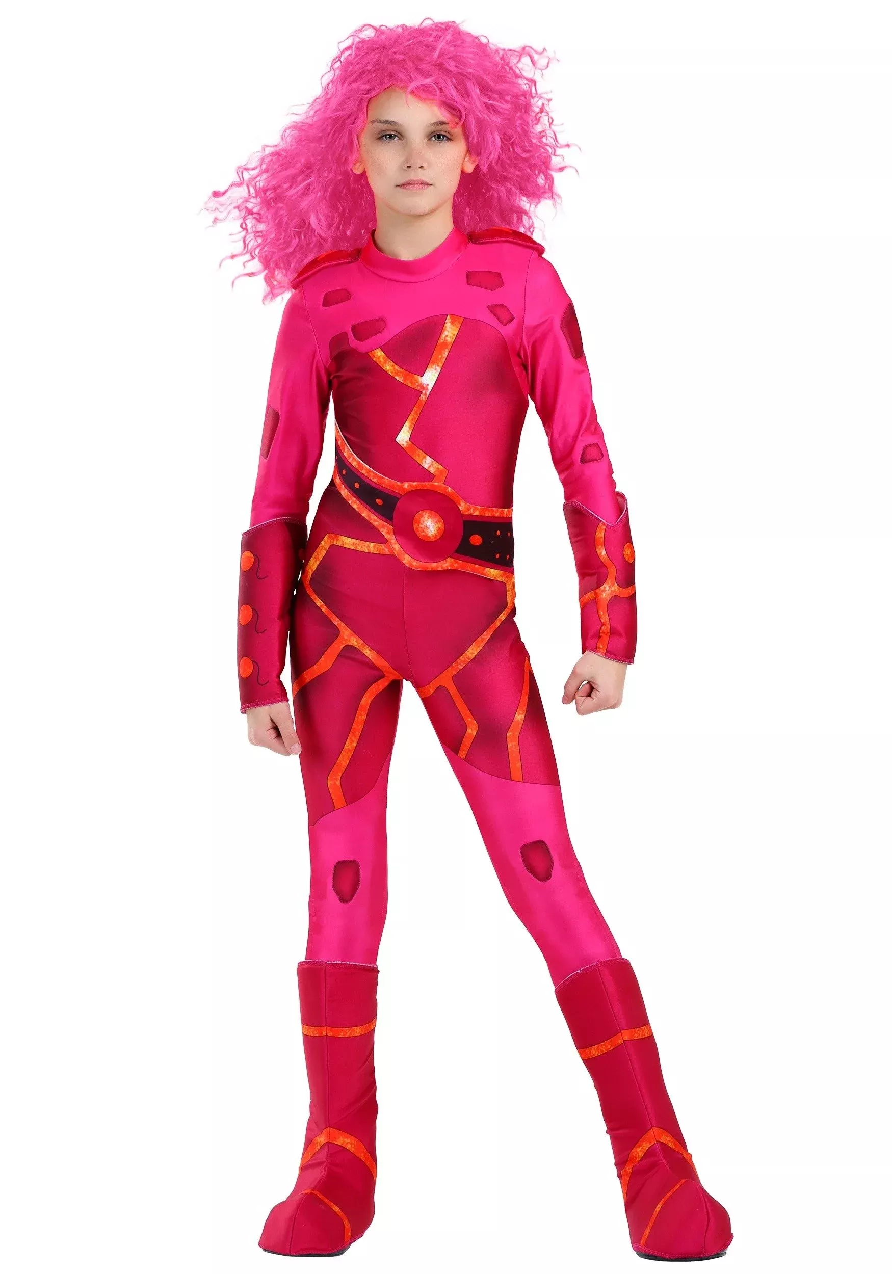 Fun Costumes Lavagirl For Girls Medium Bundle