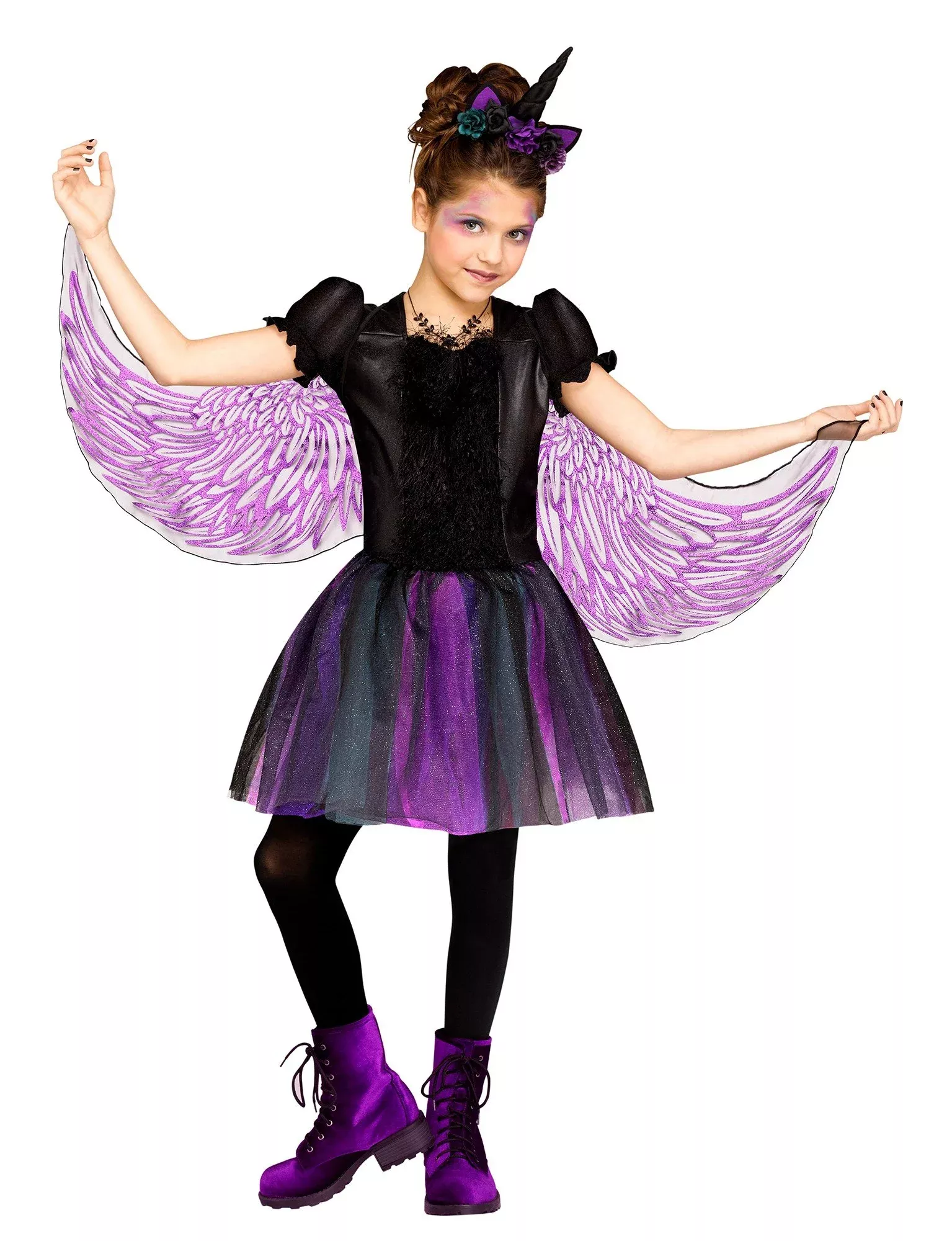 Fun World Moonlight Unicorn Costume for Kids, Small 4-6, Multicolor