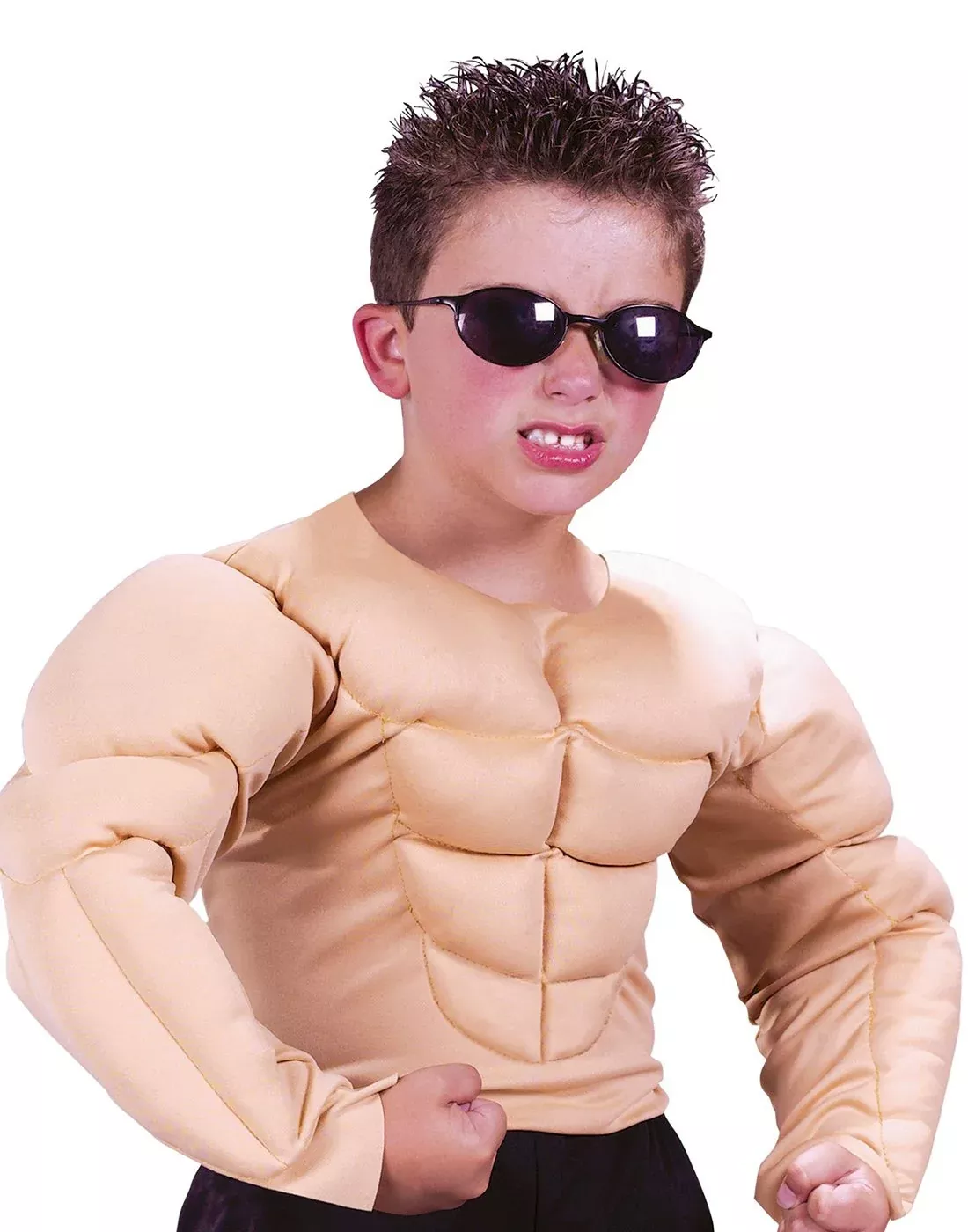 Fun World Muscle Shirt Child Costume, Medium