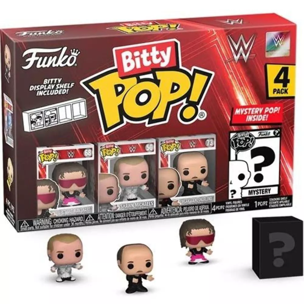 Funko Bitty Pops! 4-Pack WWE Mini Figures Multicolor Collectibles