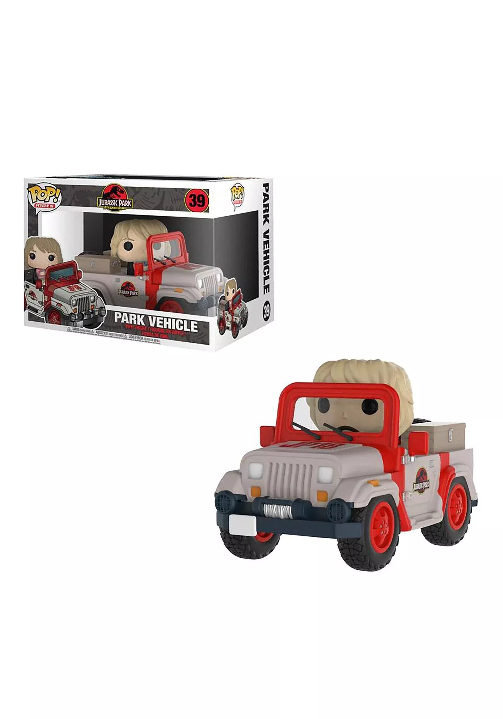 Funko Pop! Jurassic Park Vehicle Toy Figure 5 inches Multicolor