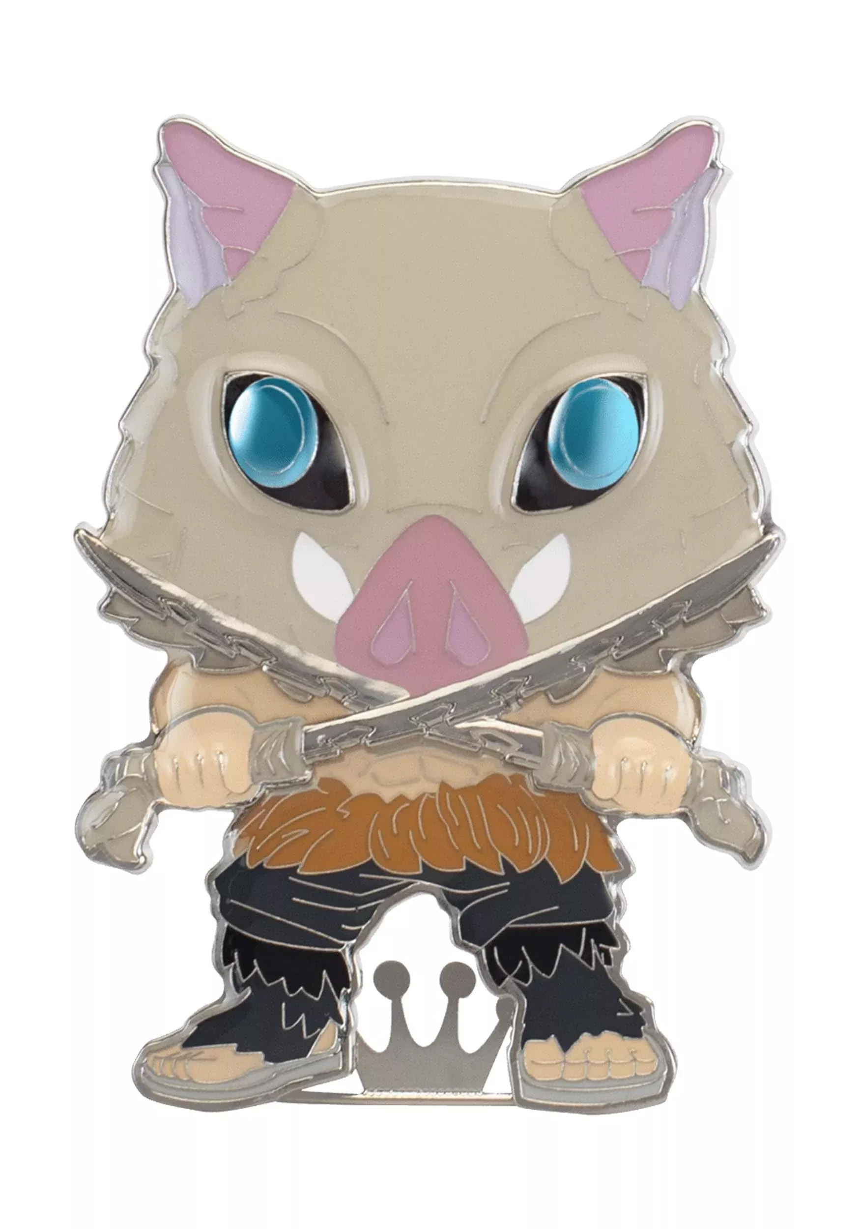 Funko Pop! Sized Pins: Demon Slayer - Insuke Hasib (Styles May Vary, Chance Of Chase Variant)