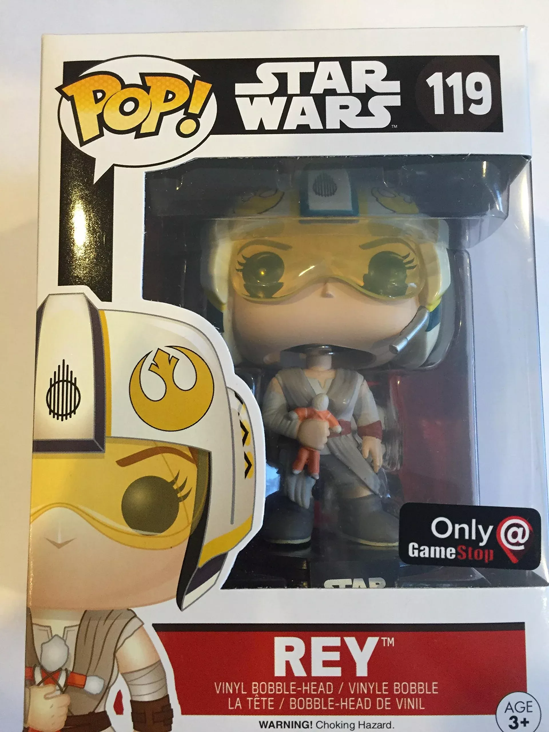Funko Pop! Star Wars Rey #119 Action Figure 3.75 Inch Gray