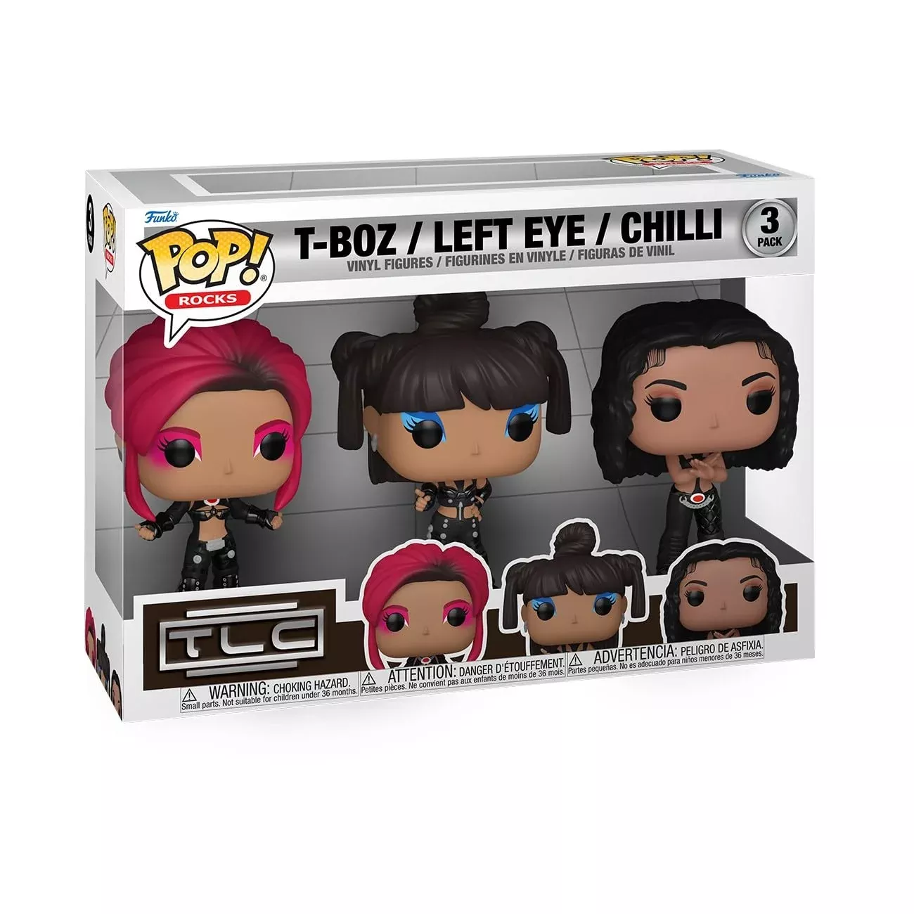 Funko Pop! TLC Vinyl Figures 3-Pack - Multicolor, 3.75-