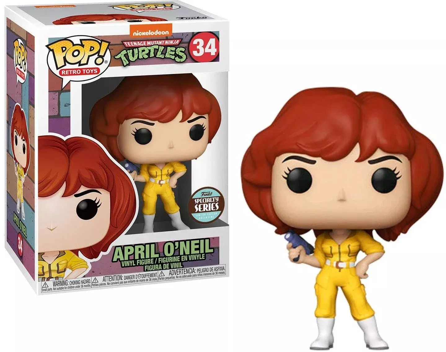 Funko POP! TMNT April O'Neil Vinyl Figure 3.75" Multicolor