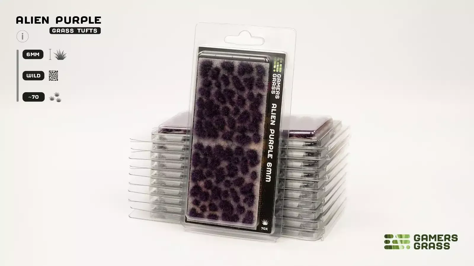 GamersGrass: Alien Purple 6mm Tuft - Wild